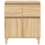 Aparador de madera contrachapada roble Sonoma 60x35x70 cm de vidaXL, Aparadores - Ref: Foro24-819679, Precio: 72,68 €, Descue...