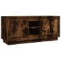 Smoked oak plywood TV cabinet 102x35x45 cm by vidaXL, TV Furniture - Ref: Foro24-819865, Price: 59,31 €, Discount: %