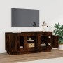 Smoked oak plywood TV cabinet 102x35x45 cm by vidaXL, TV Furniture - Ref: Foro24-819865, Price: 59,31 €, Discount: %