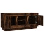 Smoked oak plywood TV cabinet 102x35x45 cm by vidaXL, TV Furniture - Ref: Foro24-819865, Price: 59,31 €, Discount: %