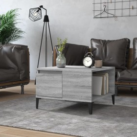 Sonoma-Couchtisch aus grauem Sperrholz, 55 x 55 x 36,5 cm von vidaXL, Couchtisch - Ref: Foro24-821090, Preis: 57,85 €, Rabatt: %