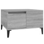 Mesa de centro madera contrachapada gris Sonoma 55x55x36,5 cm de vidaXL, Mesas de centro - Ref: Foro24-821090, Precio: 57,85 ...