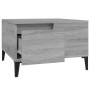 Mesa de centro madera contrachapada gris Sonoma 55x55x36,5 cm de vidaXL, Mesas de centro - Ref: Foro24-821090, Precio: 57,85 ...