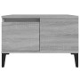 Mesa de centro madera contrachapada gris Sonoma 55x55x36,5 cm de vidaXL, Mesas de centro - Ref: Foro24-821090, Precio: 57,85 ...