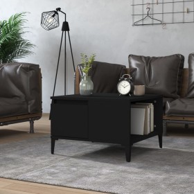 Black plywood coffee table 55x55x36.5 cm by vidaXL, Coffee table - Ref: Foro24-821085, Price: 51,90 €, Discount: %