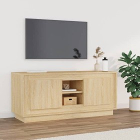 TV-Möbel Sperrholz Sonoma Eiche 102x35x45 cm von vidaXL, TV-Möbel - Ref: Foro24-819863, Preis: 59,42 €, Rabatt: %