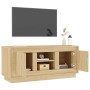 TV stand made of Sonoma oak plywood 102x35x45 cm by vidaXL, TV Furniture - Ref: Foro24-819863, Price: 59,42 €, Discount: %