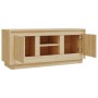 TV stand made of Sonoma oak plywood 102x35x45 cm by vidaXL, TV Furniture - Ref: Foro24-819863, Price: 59,42 €, Discount: %