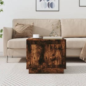 Smoked oak plywood coffee table 51x50x44 cm by vidaXL, Coffee table - Ref: Foro24-819873, Price: 48,59 €, Discount: %