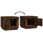 Smoked oak plywood coffee table 51x50x44 cm by vidaXL, Coffee table - Ref: Foro24-819873, Price: 48,50 €, Discount: %