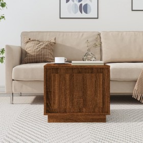 Plywood oak brown coffee table 51x50x44 cm by vidaXL, Coffee table - Ref: Foro24-819875, Price: 49,99 €, Discount: %