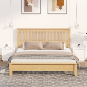 Mesitas de noche 2 uds madera contrachapada blanco 44x35x45 cm de vidaXL, Mesitas de noche - Ref: Foro24-819837, Precio: 57,6...