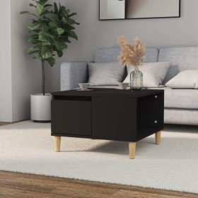 Black plywood coffee table 55x55x36.5 cm by vidaXL, Coffee table - Ref: Foro24-821077, Price: 50,72 €, Discount: %