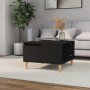 Black plywood coffee table 55x55x36.5 cm by vidaXL, Coffee table - Ref: Foro24-821077, Price: 50,72 €, Discount: %