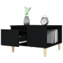 Black plywood coffee table 55x55x36.5 cm by vidaXL, Coffee table - Ref: Foro24-821077, Price: 50,72 €, Discount: %