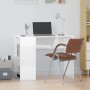 Glossy white plywood desk 100x55x75 cm by vidaXL, Desks - Ref: Foro24-823026, Price: 84,23 €, Discount: %