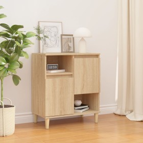 Aparador de madera contrachapada roble Sonoma 60x35x70 cm de vidaXL, Aparadores - Ref: Foro24-821143, Precio: 71,99 €, Descue...