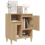 Aparador de madera contrachapada roble Sonoma 60x35x70 cm de vidaXL, Aparadores - Ref: Foro24-821143, Precio: 71,99 €, Descue...