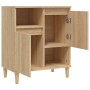 Aparador de madera contrachapada roble Sonoma 60x35x70 cm de vidaXL, Aparadores - Ref: Foro24-821143, Precio: 71,99 €, Descue...