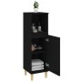 Armario de baño madera contrachapada negro 30x30x100 cm de vidaXL, Muebles de baño - Ref: Foro24-819805, Precio: 67,14 €, Des...