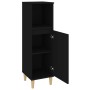 Armario de baño madera contrachapada negro 30x30x100 cm de vidaXL, Muebles de baño - Ref: Foro24-819805, Precio: 67,14 €, Des...