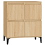 Aparador de madera contrachapada roble Sonoma 60x35x70 cm de vidaXL, Aparadores - Ref: Foro24-821167, Precio: 60,99 €, Descue...