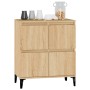 Aparador de madera contrachapada roble Sonoma 60x35x70 cm de vidaXL, Aparadores - Ref: Foro24-821167, Precio: 60,99 €, Descue...