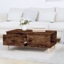 Smoked oak plywood coffee table 90x50x36.5 cm by vidaXL, Coffee table - Ref: Foro24-821113, Price: 46,00 €, Discount: %