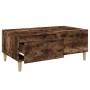 Smoked oak plywood coffee table 90x50x36.5 cm by vidaXL, Coffee table - Ref: Foro24-821113, Price: 46,00 €, Discount: %