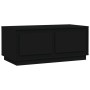 Black plywood coffee table 102x50x44 cm by vidaXL, Coffee table - Ref: Foro24-819877, Price: 55,25 €, Discount: %