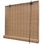 Brown bamboo roller blinds 140x160 cm by vidaXL, Blinds and blinds - Ref: Foro24-241330, Price: 27,41 €, Discount: %