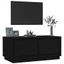 Black plywood coffee table 102x50x44 cm by vidaXL, Coffee table - Ref: Foro24-819877, Price: 55,25 €, Discount: %