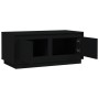 Black plywood coffee table 102x50x44 cm by vidaXL, Coffee table - Ref: Foro24-819877, Price: 55,25 €, Discount: %