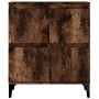 Aparador madera contrachapada color roble ahumado 60x35x70 cm de vidaXL, Aparadores - Ref: Foro24-821169, Precio: 69,99 €, De...