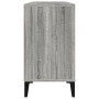 Sonoma gray plywood sink cabinet 80x33x60 cm by vidaXL, bathroom vanities - Ref: Foro24-821298, Price: 65,56 €, Discount: %