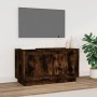 Mueble para TV madera contrachapada roble ahumado 80x35x45 cm de vidaXL, Muebles TV - Ref: Foro24-819857, Precio: 49,03 €, De...