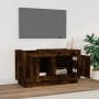 Mueble para TV madera contrachapada roble ahumado 80x35x45 cm de vidaXL, Muebles TV - Ref: Foro24-819857, Precio: 49,03 €, De...