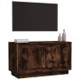 Smoked oak plywood TV cabinet 80x35x45 cm by vidaXL, TV Furniture - Ref: Foro24-819857, Price: 49,11 €, Discount: %