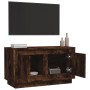 Smoked oak plywood TV cabinet 80x35x45 cm by vidaXL, TV Furniture - Ref: Foro24-819857, Price: 49,11 €, Discount: %