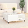 Plywood white glossy coffee table 80x80x36.5 cm by vidaXL, Coffee table - Ref: Foro24-821102, Price: 72,55 €, Discount: %