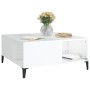 Plywood white glossy coffee table 80x80x36.5 cm by vidaXL, Coffee table - Ref: Foro24-821102, Price: 72,55 €, Discount: %