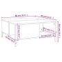 Couchtisch aus Sperrholz glänzend weiß 80x80x36,5 cm von vidaXL, Couchtisch - Ref: Foro24-821102, Preis: 72,55 €, Rabatt: %