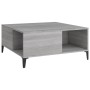 Sonoma-Couchtisch aus grauem Sperrholz, 80 x 80 x 36,5 cm von vidaXL, Couchtisch - Ref: Foro24-821106, Preis: 50,87 €, Rabatt: %