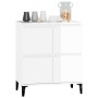 Hochglanzweißes Sperrholz-Sideboard 60x35x70 cm von vidaXL, Sideboards - Ref: Foro24-821166, Preis: 67,93 €, Rabatt: %