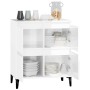 Glossy white plywood sideboard 60x35x70 cm by vidaXL, Sideboards - Ref: Foro24-821166, Price: 67,93 €, Discount: %