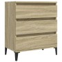 Sideboard aus Sonoma-Eichensperrholz, 60 x 35 x 70 cm von vidaXL, Sideboards - Ref: Foro24-823051, Preis: 58,66 €, Rabatt: %