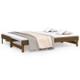 Sofá cama extraíble madera de pino marrón miel 2x(80x200) cm de vidaXL, Camas y somieres - Ref: Foro24-823387, Precio: 132,75...