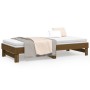 Sofá cama extraíble madera de pino marrón miel 2x(80x200) cm de vidaXL, Camas y somieres - Ref: Foro24-823387, Precio: 132,75...