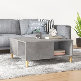 Concrete gray plywood coffee table 80x80x36.5 cm by vidaXL, Coffee table - Ref: Foro24-821096, Price: 46,88 €, Discount: %