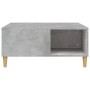 Mesa de centro madera contrachapada gris hormigón 80x80x36,5 cm de vidaXL, Mesas de centro - Ref: Foro24-821096, Precio: 46,8...